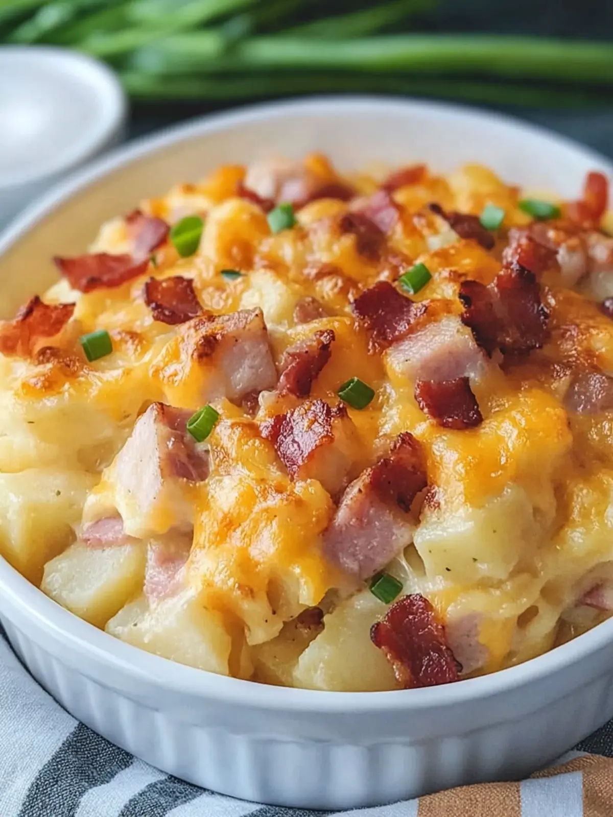Ham & Bacon Cheesy Potatoes: The Ultimate Comfort Dish 5 Ham & Bacon Cheesy Potatoes
