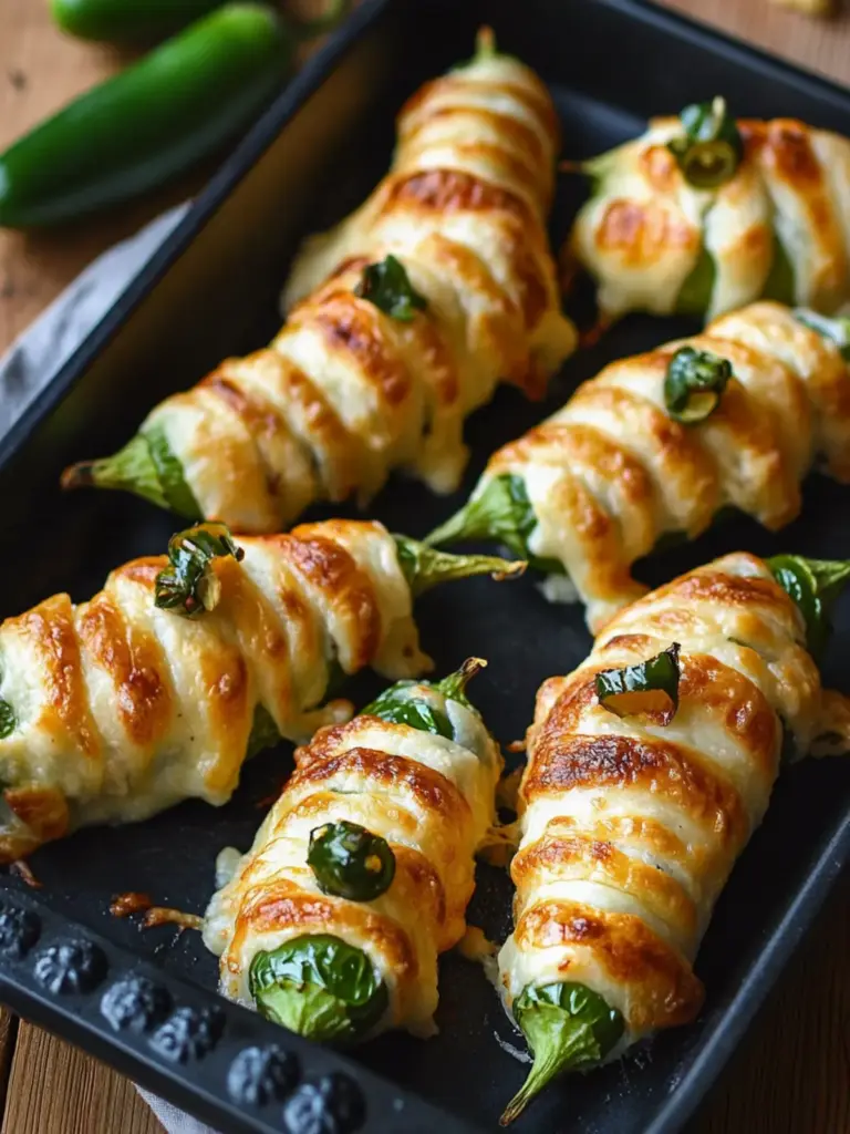 Mummy Jalapeño Poppers