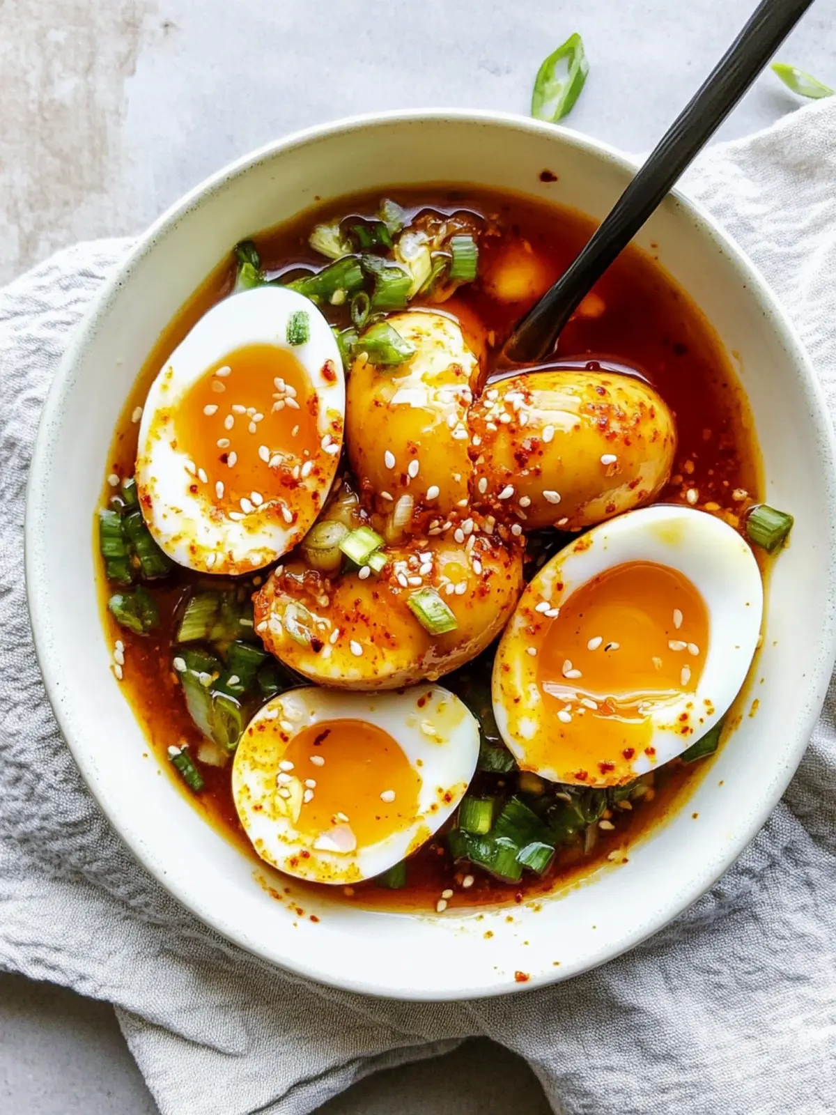 Spicy Gochujang Eggs