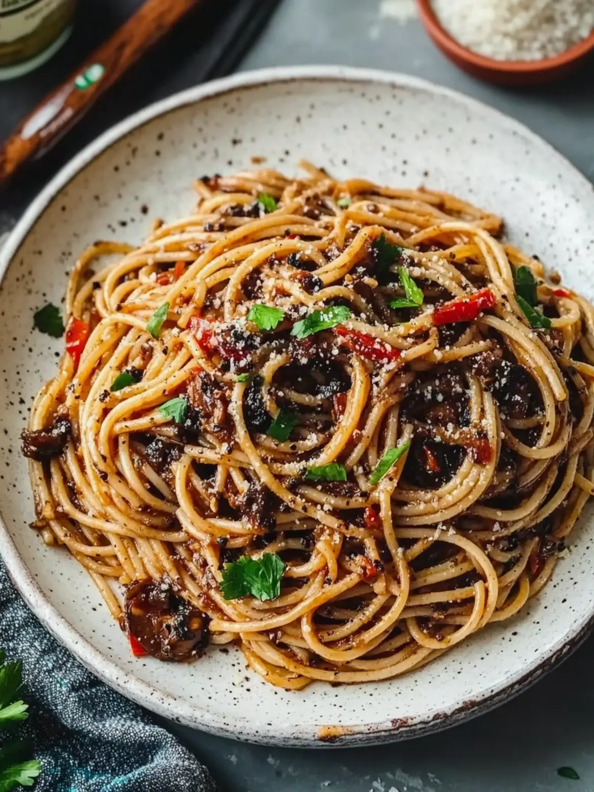 Vegan Singapore Black Pepper Sauce Spaghetti That Rocks! 4 Vegan Singapore Black Pepper Sauce Spaghetti