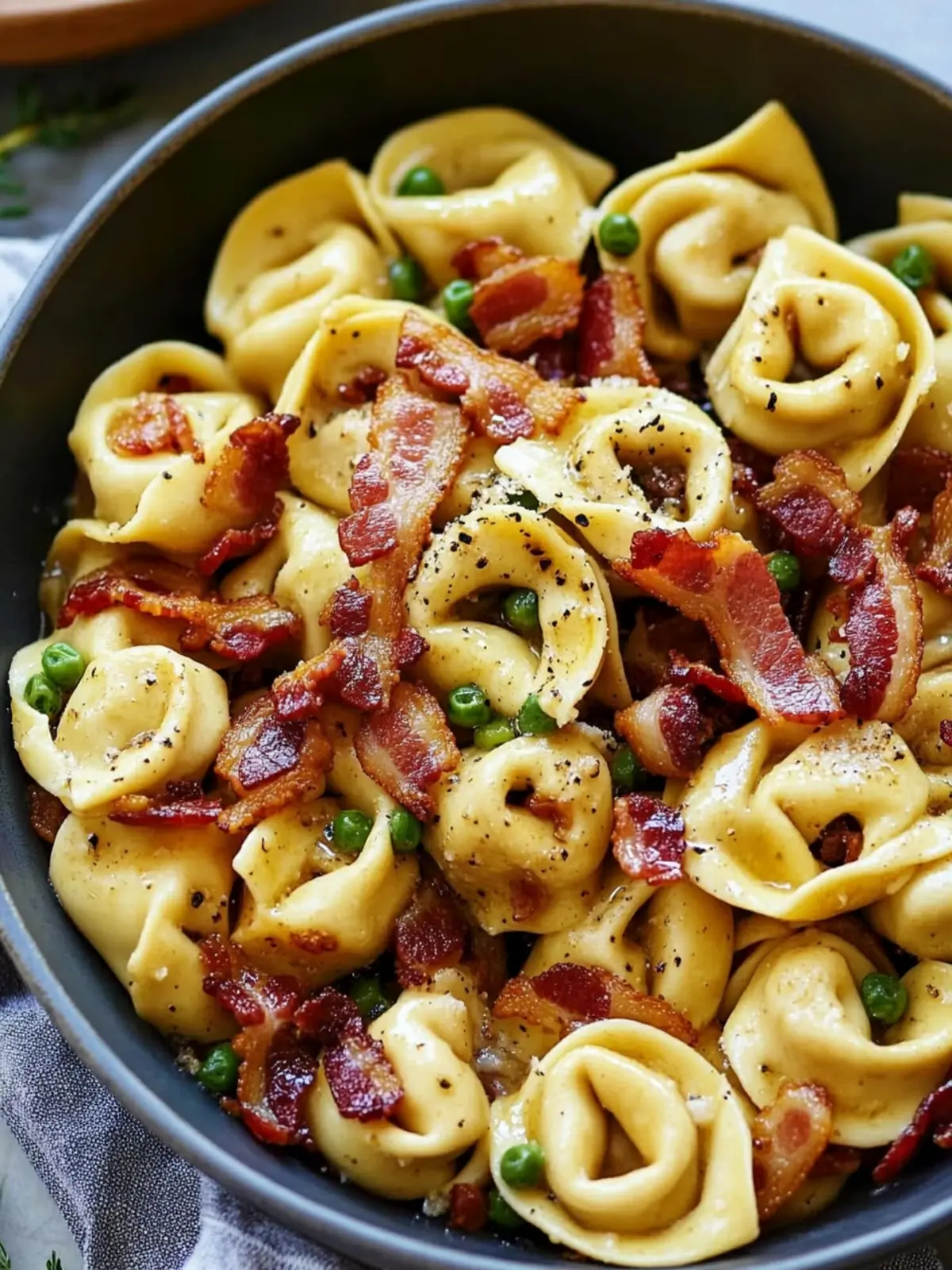 Savor Brown Butter Bacon Tortellini for a Cozy Night In 4 Brown Butter Bacon Tortellini