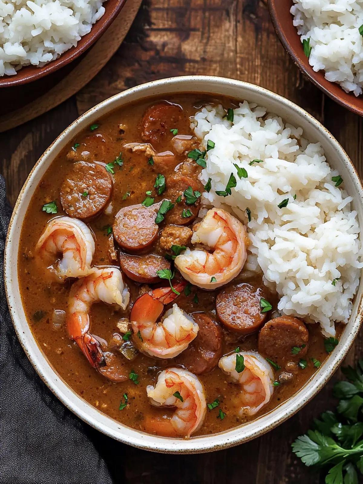 Sausage and Shrimp Gumbo: A Comforting Taste of Home 3 Sausage and Shrimp Gumbo