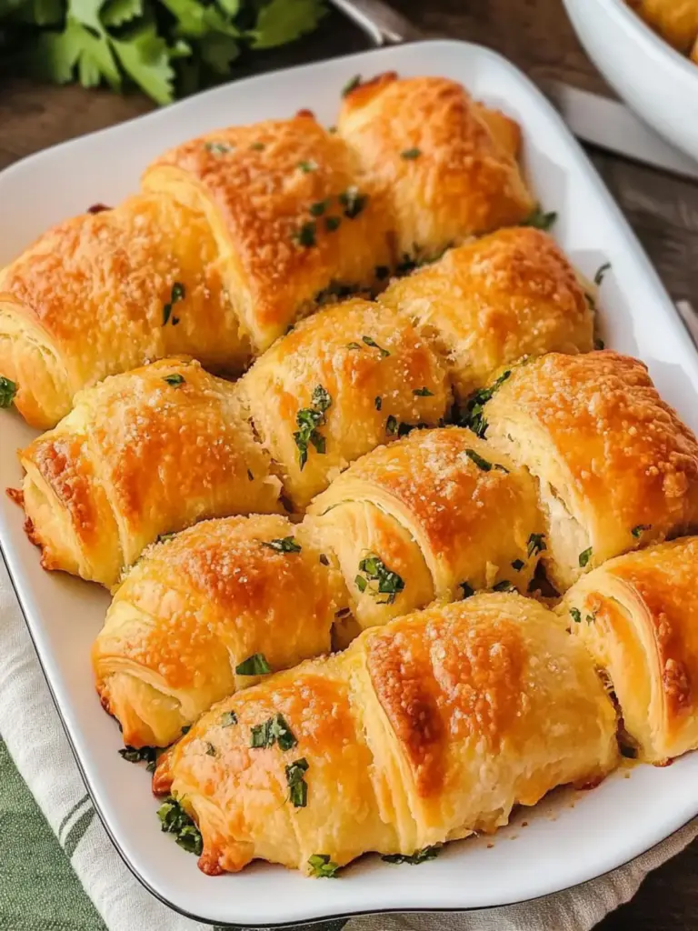 Chicken Parmesan Crescent Rolls
