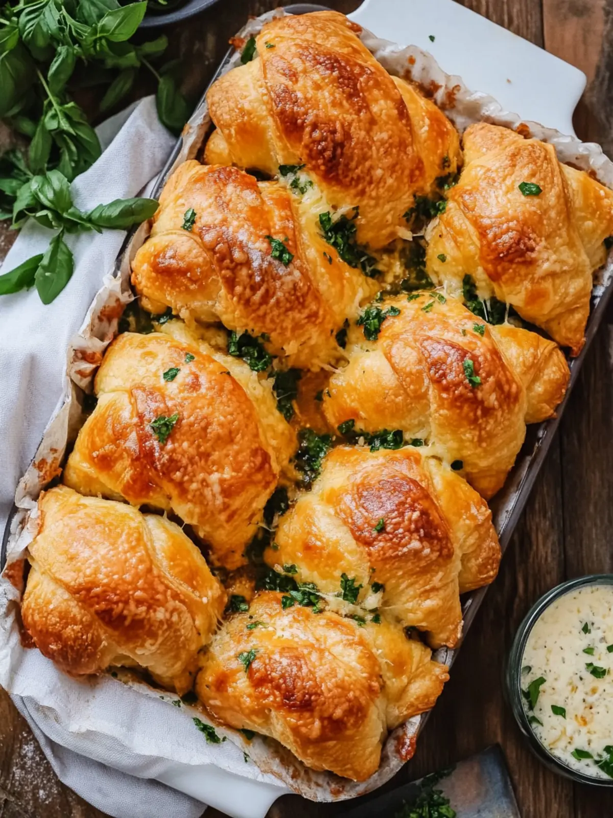 Savory Chicken Parmesan Crescent Rolls in 30 Minutes 4 Chicken Parmesan Crescent Rolls