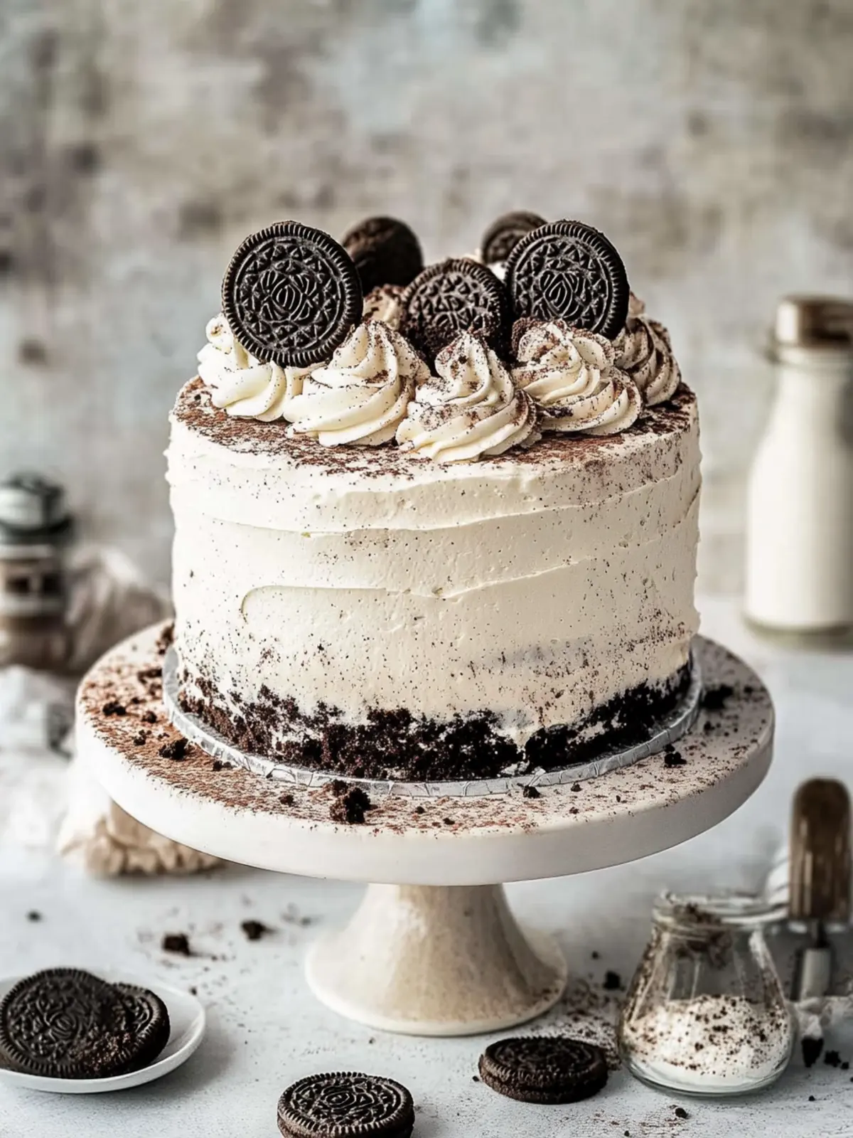 Irresistible Oreo Cake with Coffee Oreo Buttercream Bliss 2 Oreo Cake with Coffee Oreo Buttercream