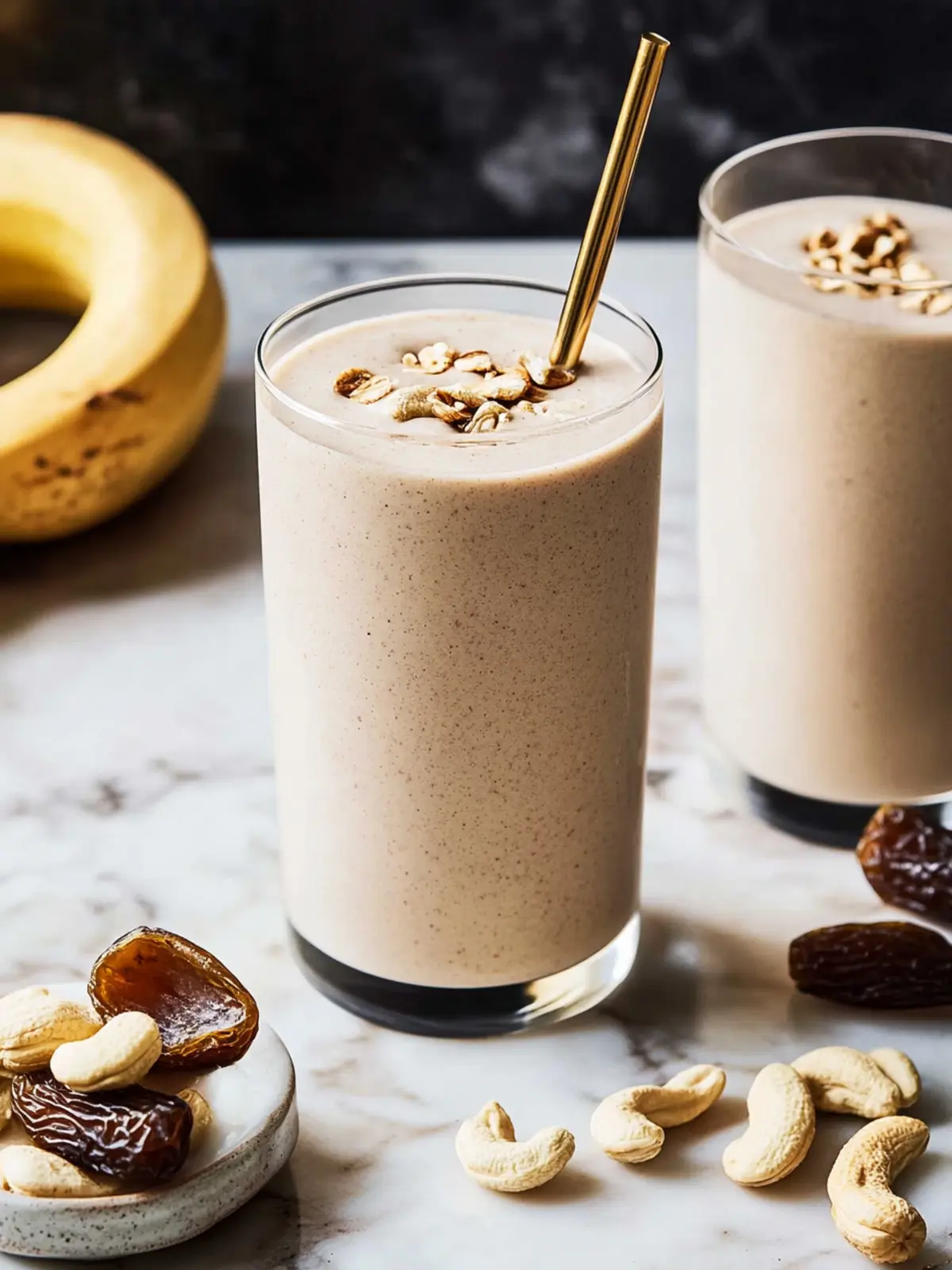Delicious Gut-Healthy Cashew Date Shake for a Nourishing Boost 2 Gut-Healthy Cashew Date Shake