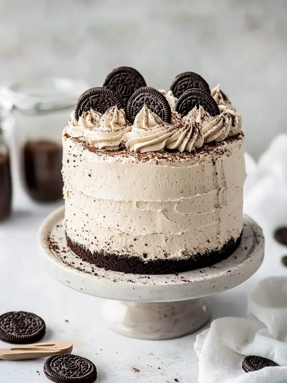 Irresistible Oreo Cake with Coffee Oreo Buttercream Bliss 5 Oreo Cake with Coffee Oreo Buttercream