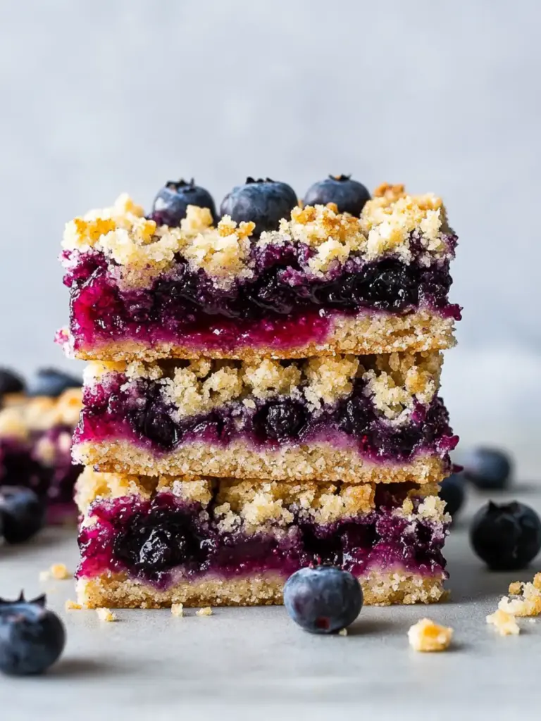 Blueberry Crumble Bars