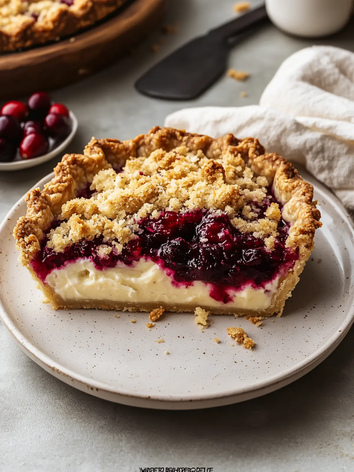 Cranberry Cream Cheese Crumb Pie: A Festive Flavor Sensation 3 Cranberry Cream Cheese Crumb Pie