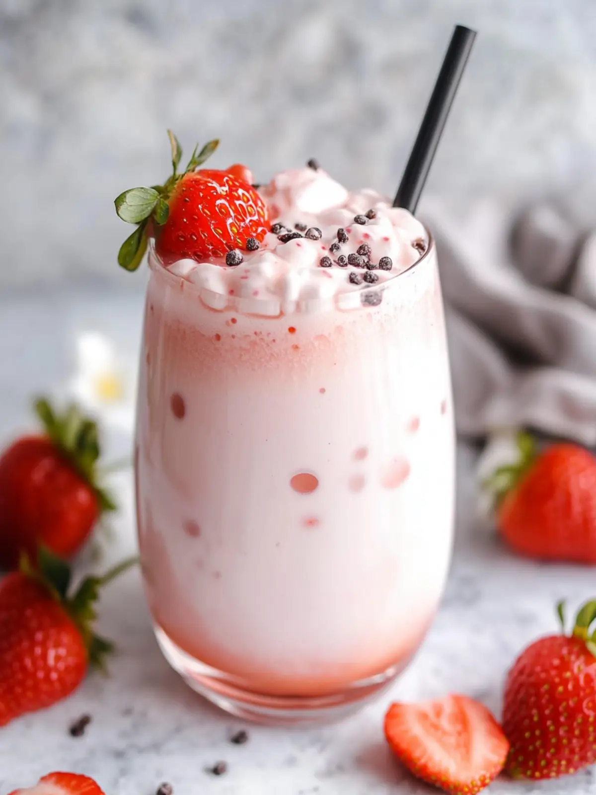 Cool and Creamy Strawberry Milk Tea You Can’t Resist 3 Strawberry Milk Tea