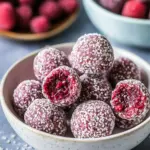 Raspberry Bliss Balls with Dates