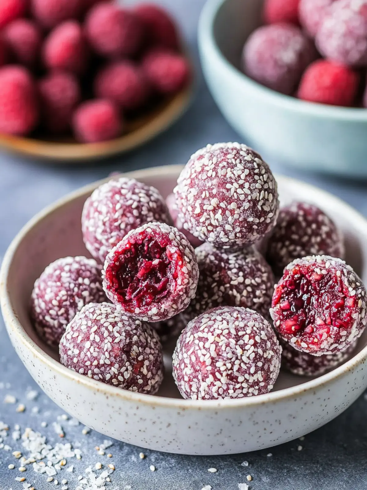 Delicious Raspberry Bliss Balls with Dates for a Health Boost 5 Raspberry Bliss Balls with Dates