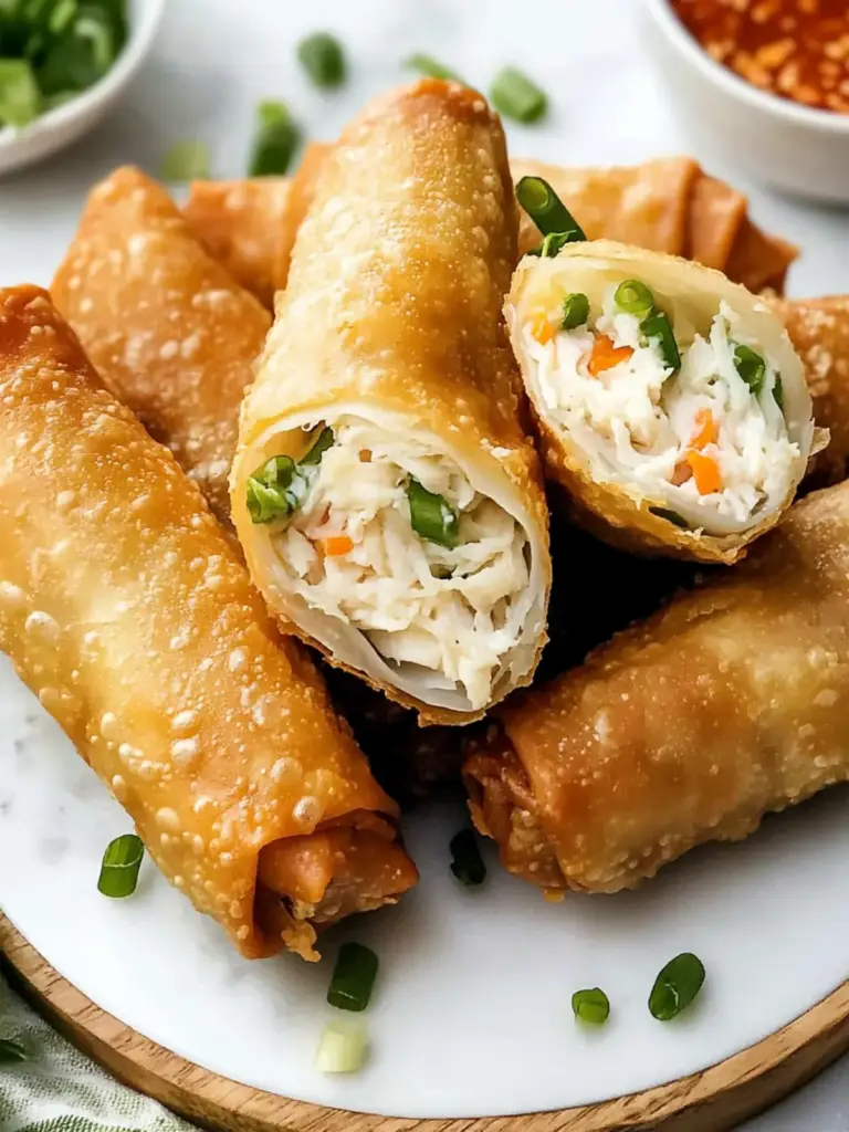 Crab Rangoon Egg Rolls