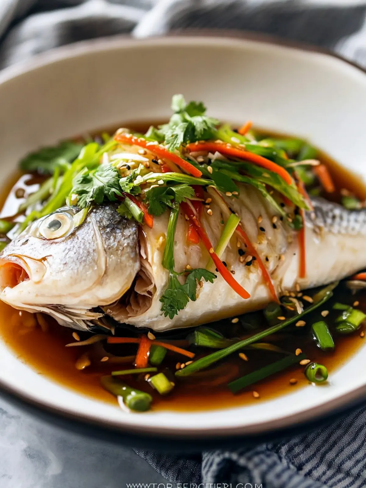 Steamed Fish with Ginger and Soy Sauce: A Flavorful Delight 5 Steamed Fish with Ginger and Soy Sauce