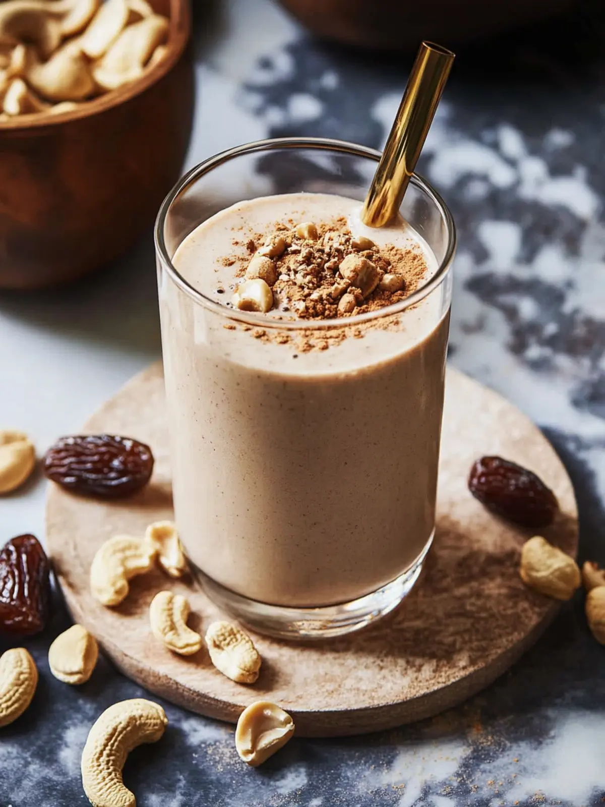 Delicious Gut-Healthy Cashew Date Shake for a Nourishing Boost 3 Gut-Healthy Cashew Date Shake