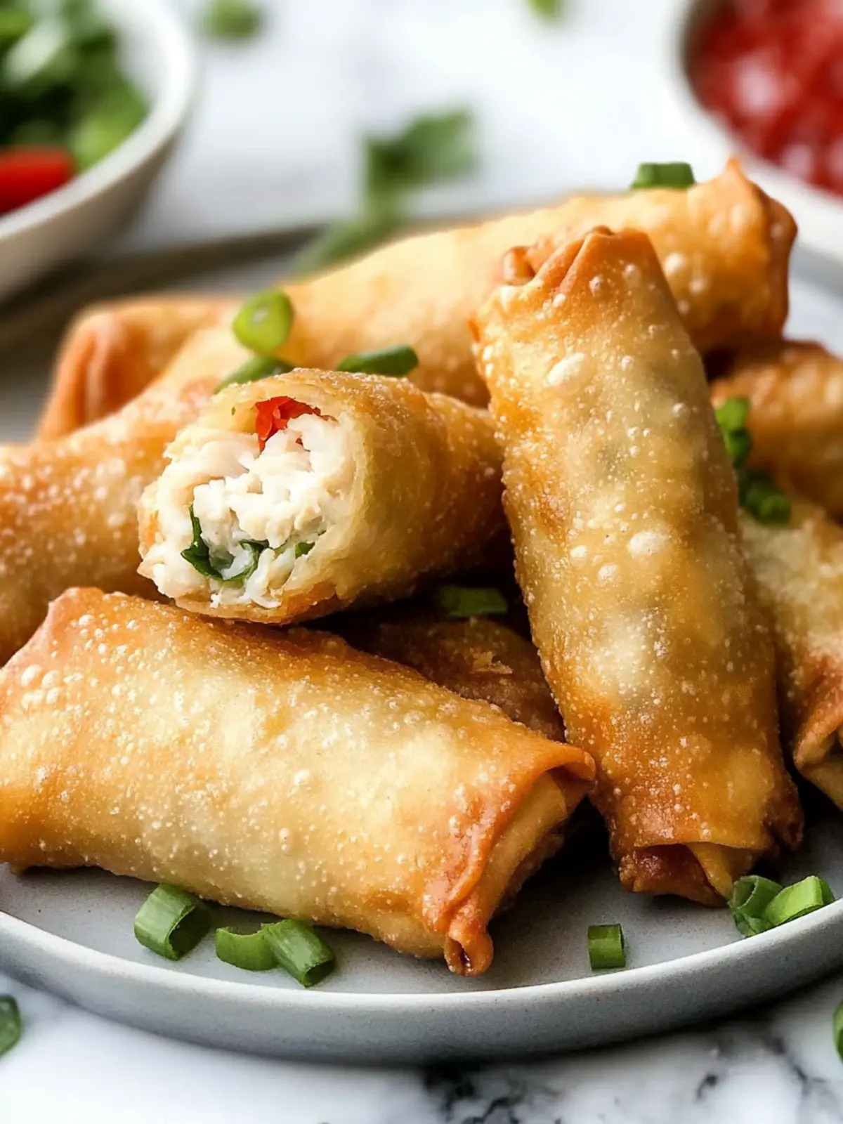 Crab Rangoon Egg Rolls: Crispy Delights for Fun Nights 4 Crab Rangoon Egg Rolls