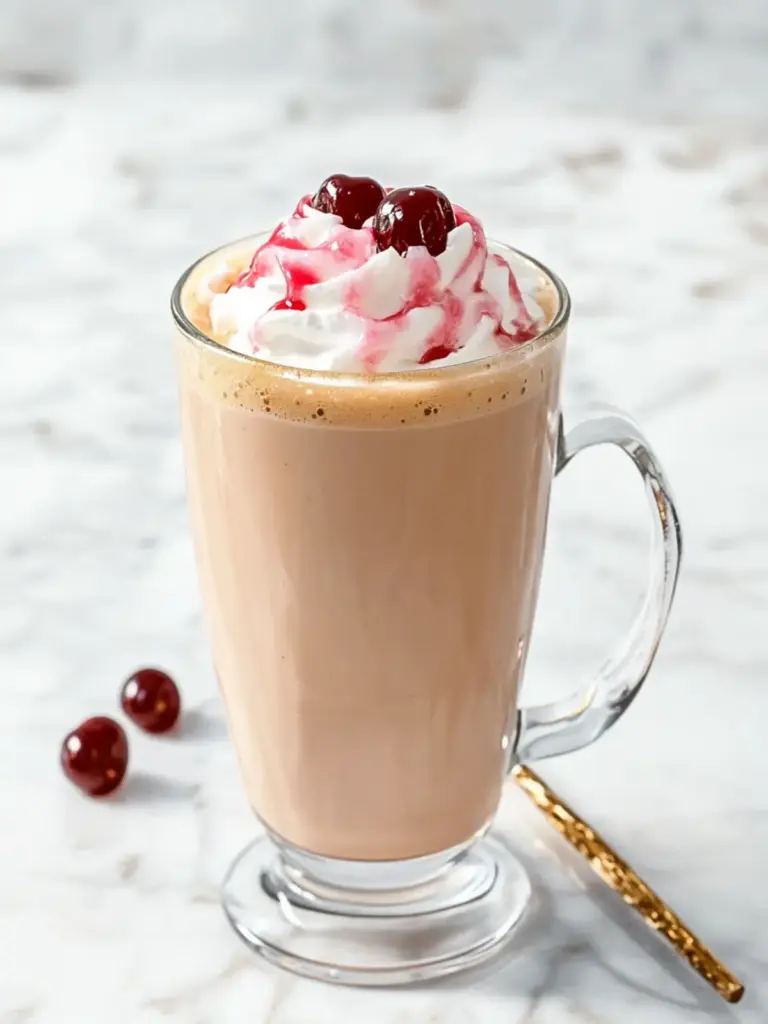 Starbucks Copycat Iced Cherry Chai Latte