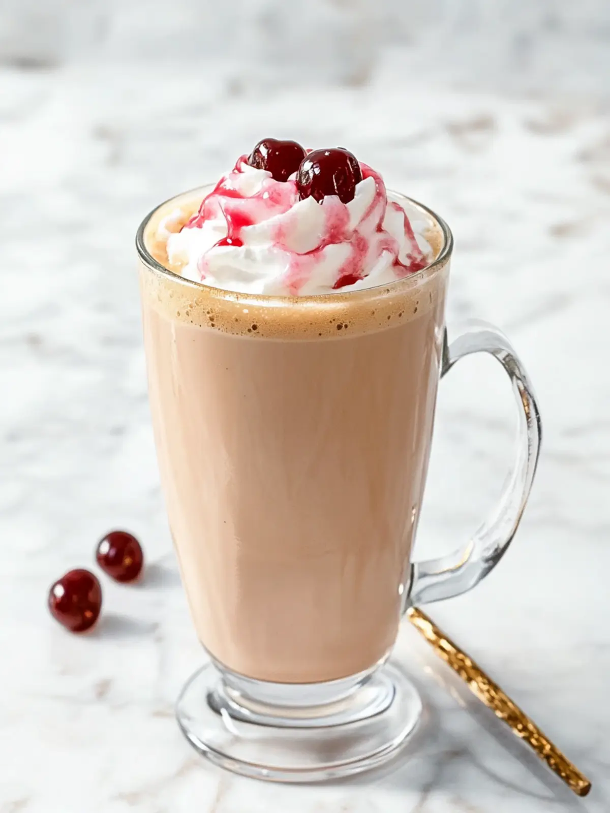Starbucks Copycat Iced Cherry Chai Latte