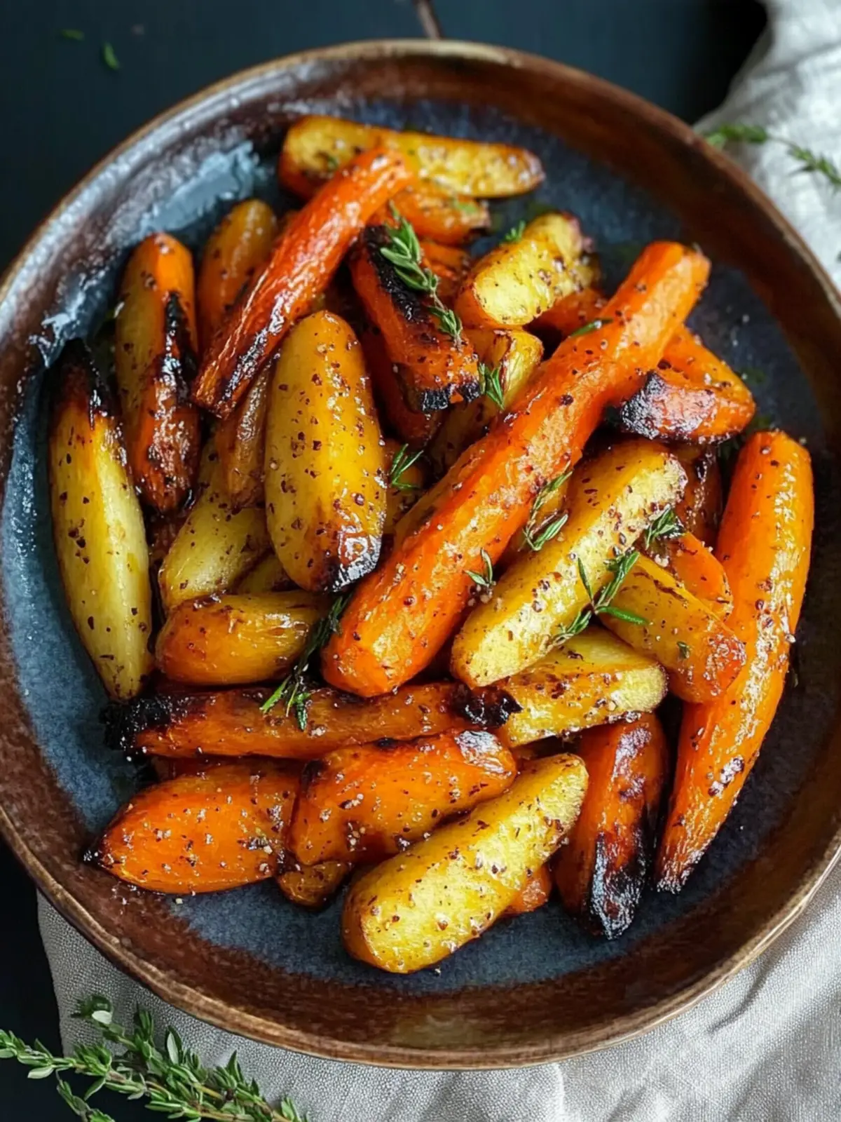 Maple Dijon Roasted Carrots and Apples: Sweet Savory Delight 3 Maple Dijon Roasted Carrots and Apples