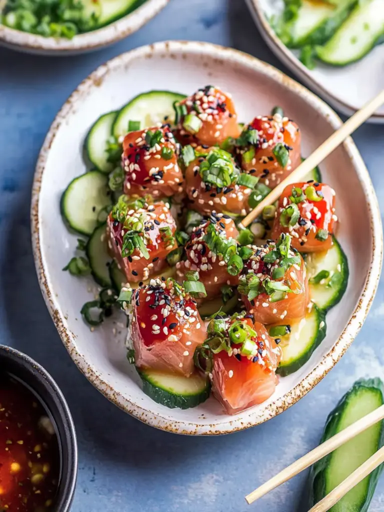 Ahi Tuna Poke Appetizer