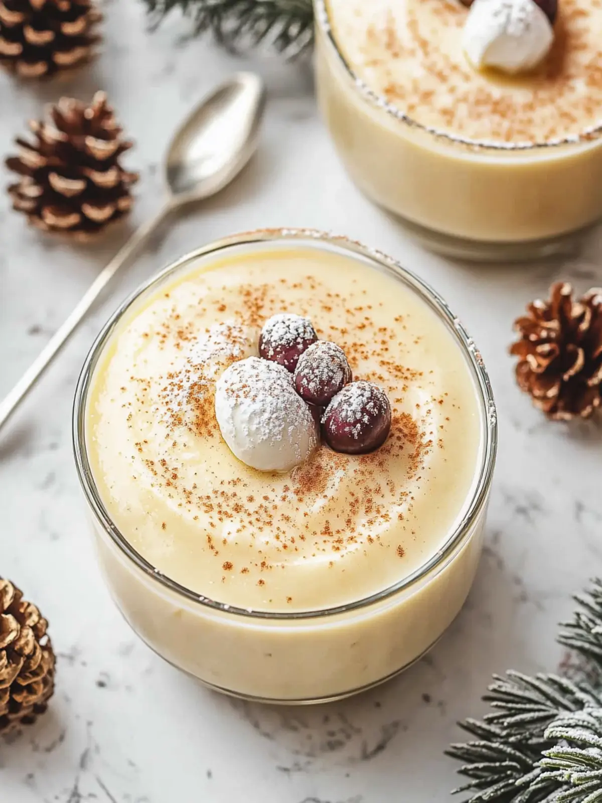 Deliciously Creamy Homemade Eggnog Pudding for the Holidays 3 Homemade Eggnog Pudding