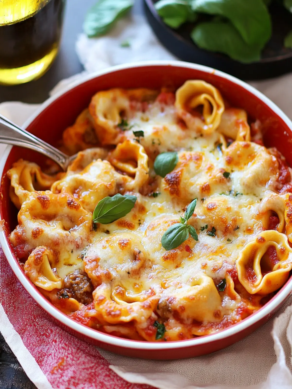 Delicious Baked Pizza Tortellini: A Family Favorite Casserole 4 Baked Pizza Tortellini