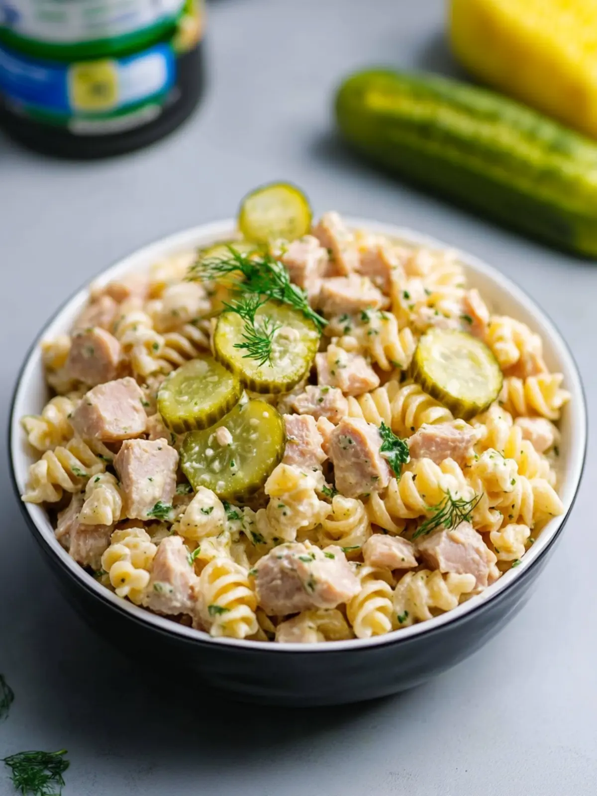 Zesty Dill Pickle Tuna Pasta Salad You’ll Crave Every Day 2 Dill Pickle Tuna Pasta Salad