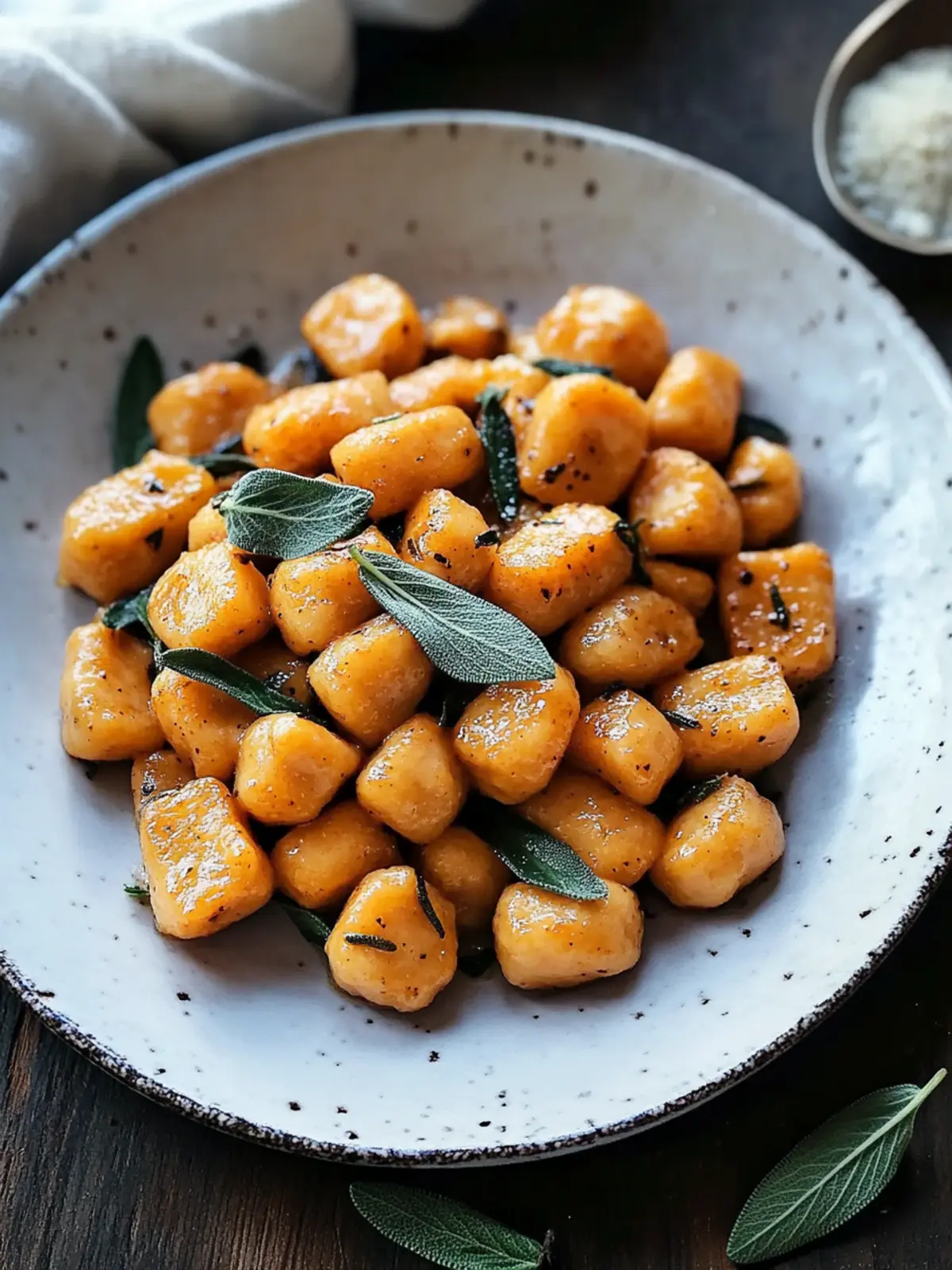 Savory Sweet Potato Gnocchi with Sage Browned Butter Bliss 2 Sweet Potato Gnocchi with Sage Browned Butter