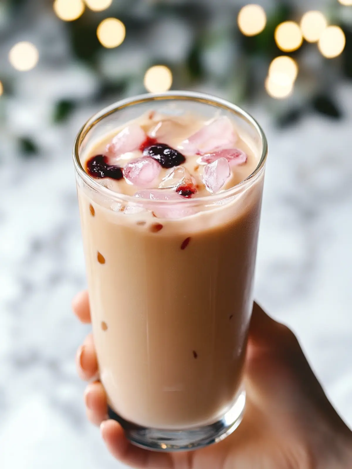 Starbucks Copycat Iced Cherry Chai Latte