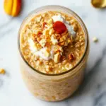 Pumpkin Cheesecake Overnight Oats