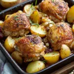 Baked Garlic Chicken and Potatoes