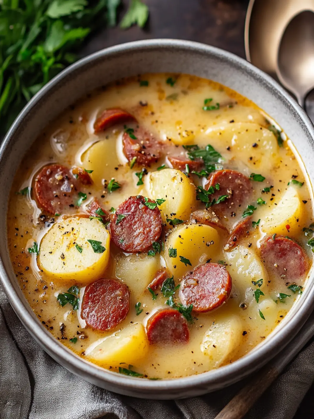 Kielbasa Potato Soup
