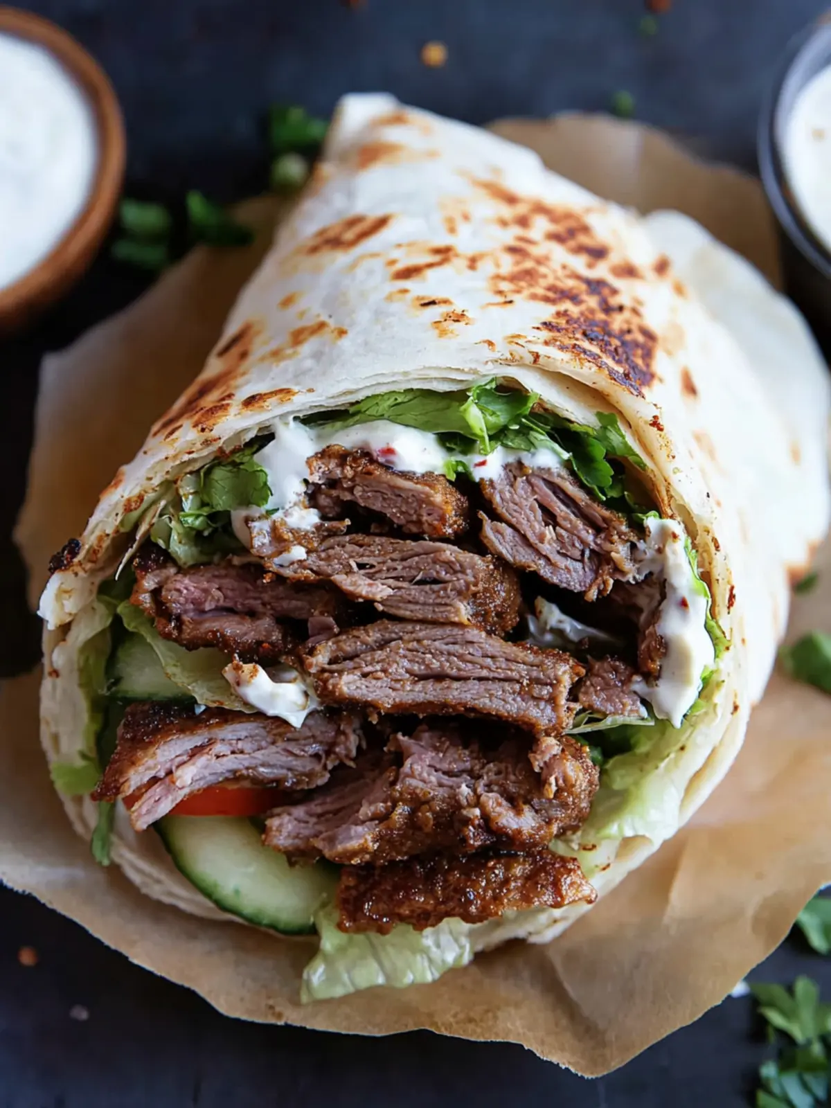 Homemade Doner Kebab