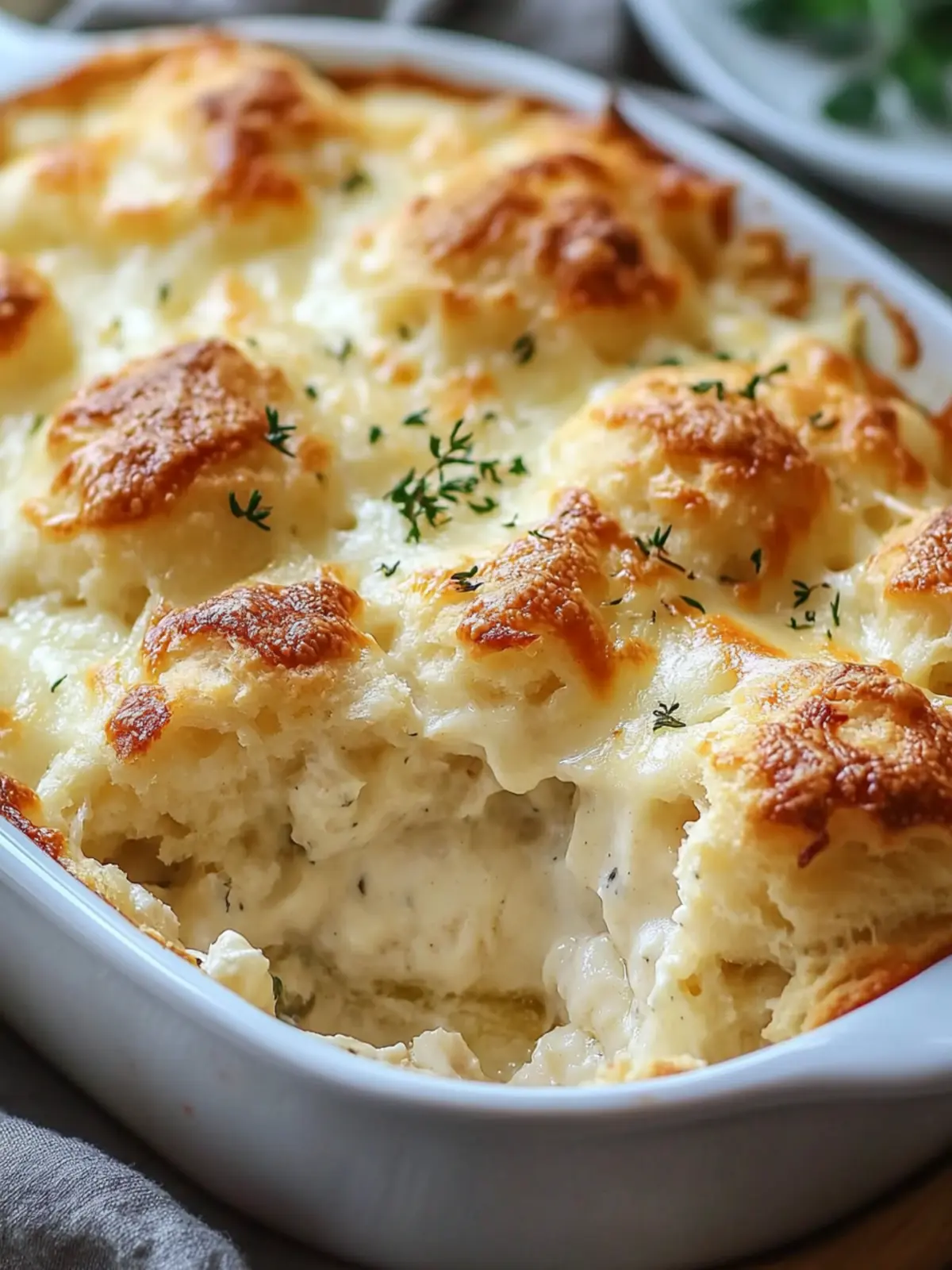 Irresistible Chicken Alfredo Biscuit Bake for Cozy Nights 2 Chicken Alfredo Biscuit Bake