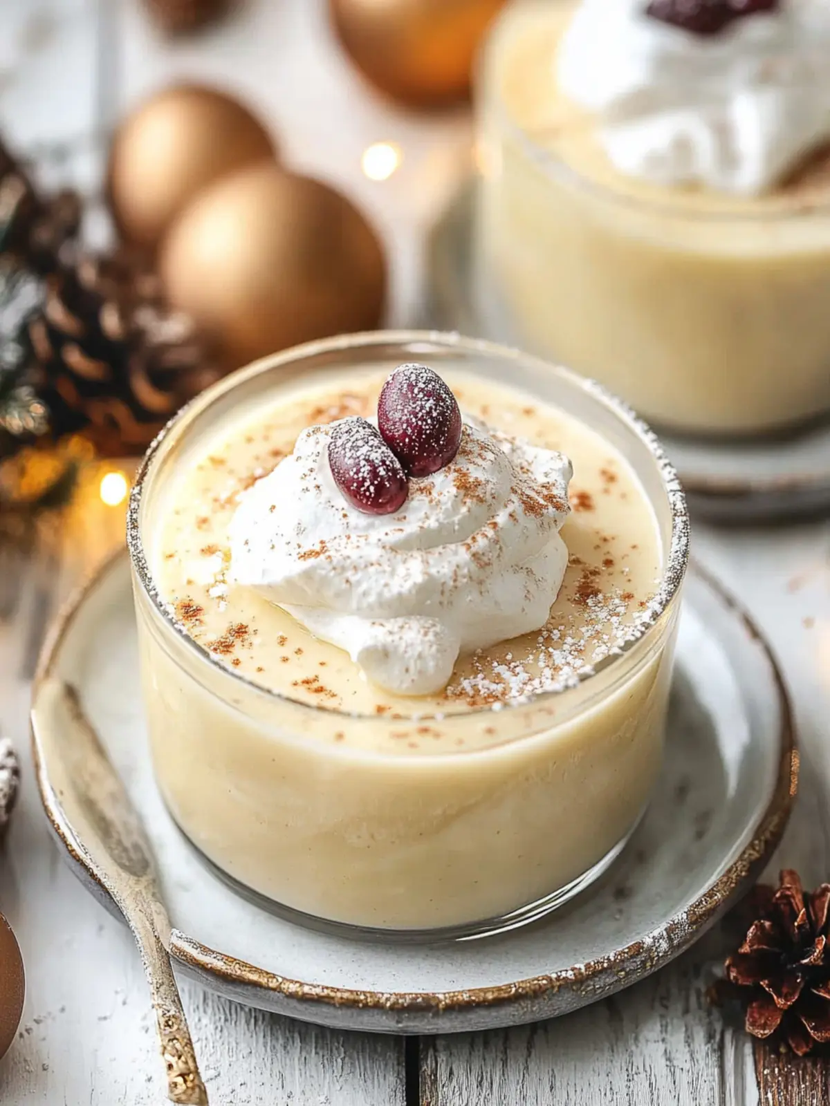 Deliciously Creamy Homemade Eggnog Pudding for the Holidays 5 Homemade Eggnog Pudding