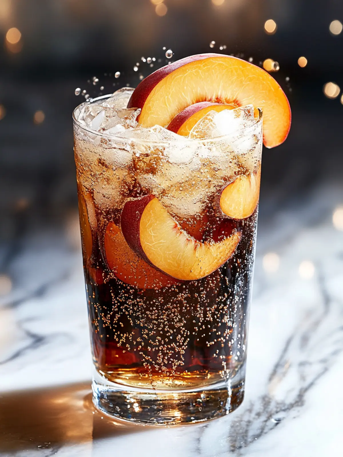 Dirty Peach Coke: Whip Up a Creamy Soda in 5 Minutes 5 Dirty Peach Coke