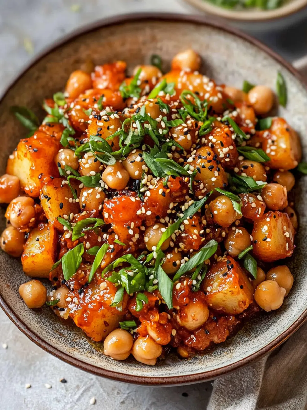 Gochujang Potatoes and Chickpeas: A Flavorful Twist! 3 Gochujang Potatoes and Chickpeas