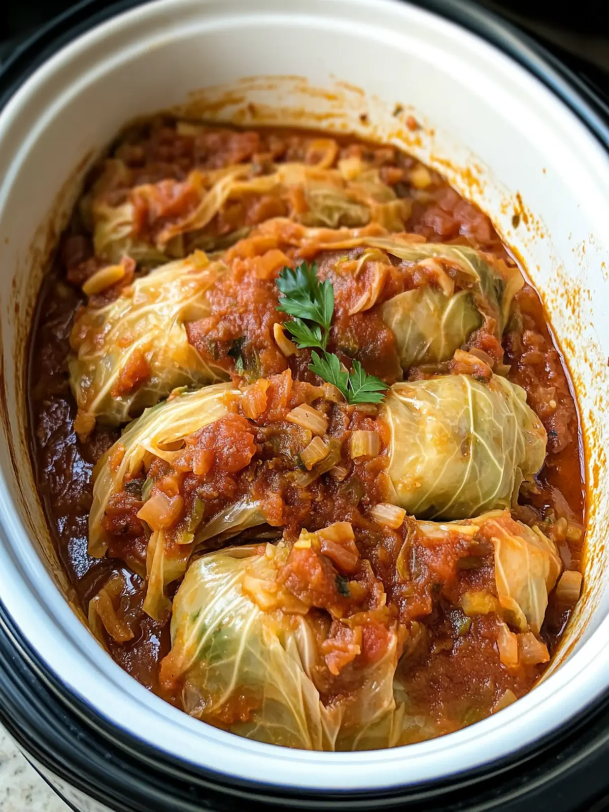 Slow Cooker Unstuffed Cabbage Rolls for Cozy Family Nights 2 Slow Cooker Unstuffed Cabbage Rolls