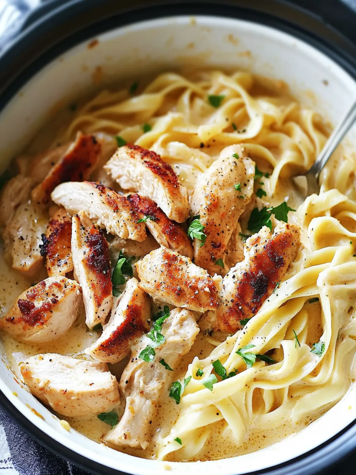 Flavor-Packed Slow Cooker Cajun Chicken Alfredo Recipe 5 Slow Cooker Cajun Chicken Alfredo