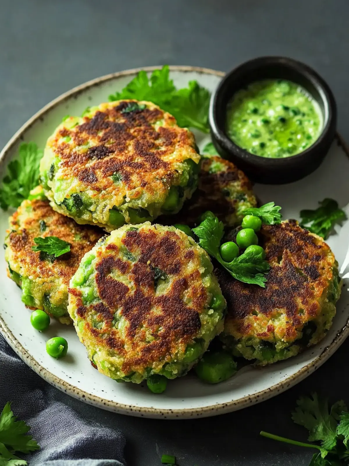 Crispy Green Pea Patties Your New Favorite Meatless Snack 3 Green Pea Patties