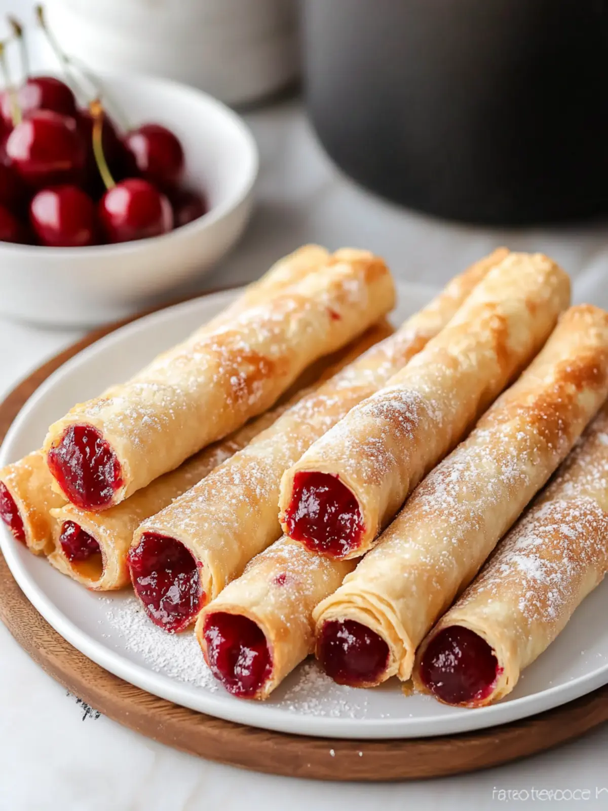 Delicious Air Fryer Cherry Pie Taquitos for Sweet Treat Lovers 2 Air Fryer Cherry Pie Taquitos