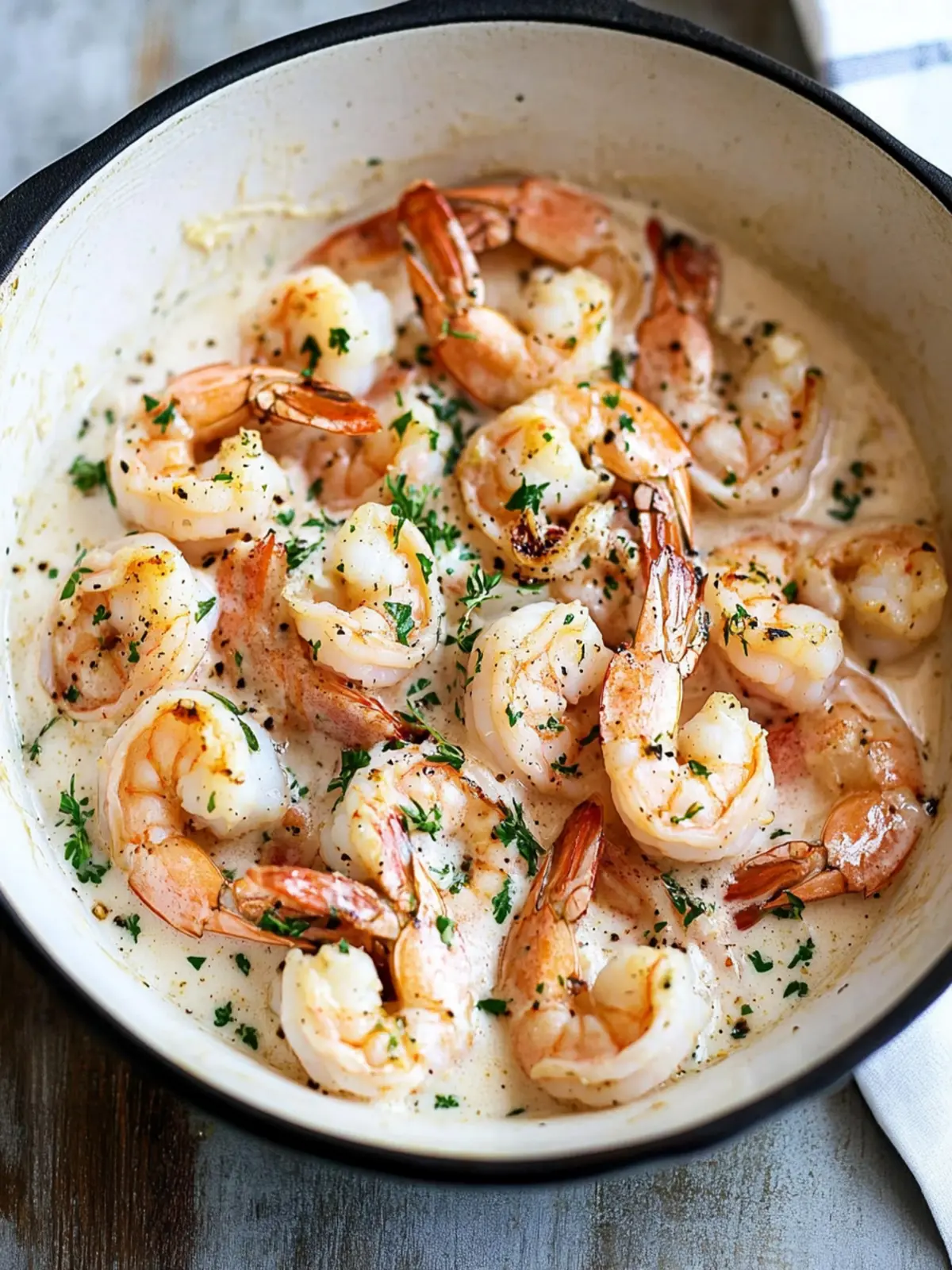 Garlic Shrimp in Coconut Milk