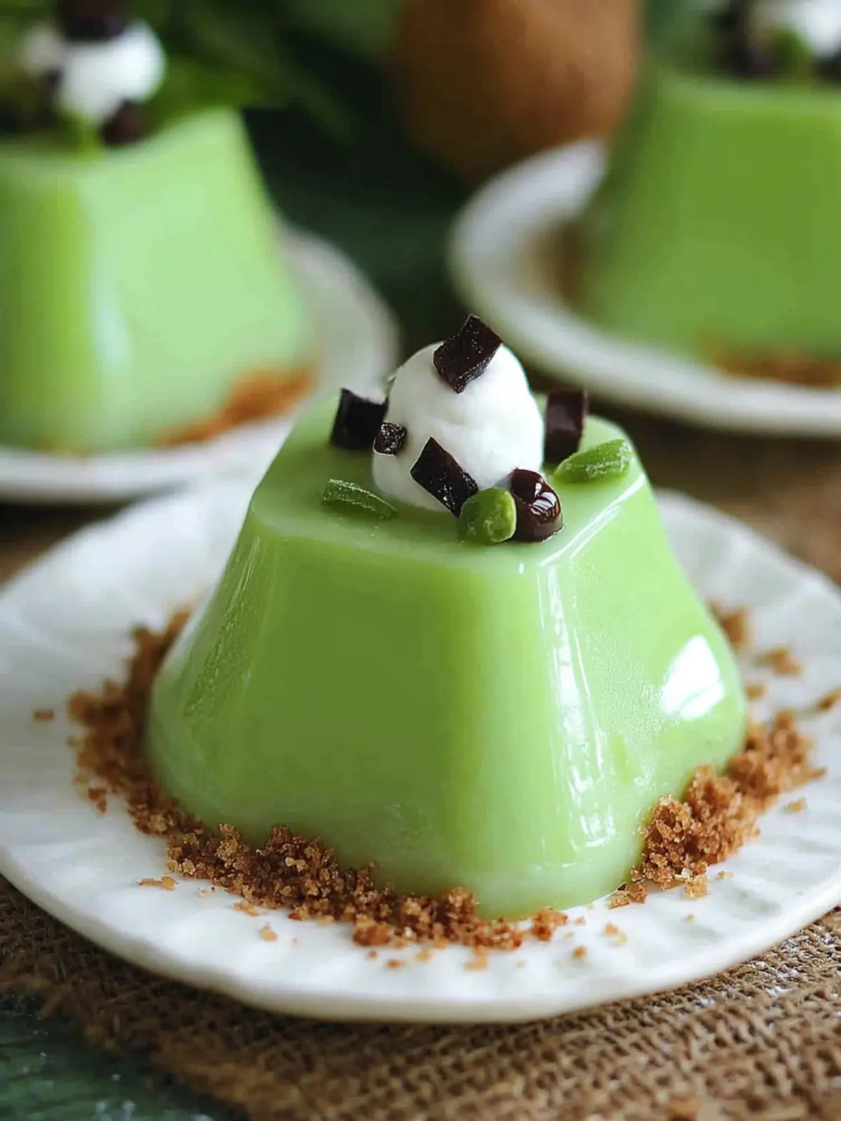 Delightful Coconut Pandan Panna Cotta to Savor at Home 2 Coconut Pandan Panna Cotta