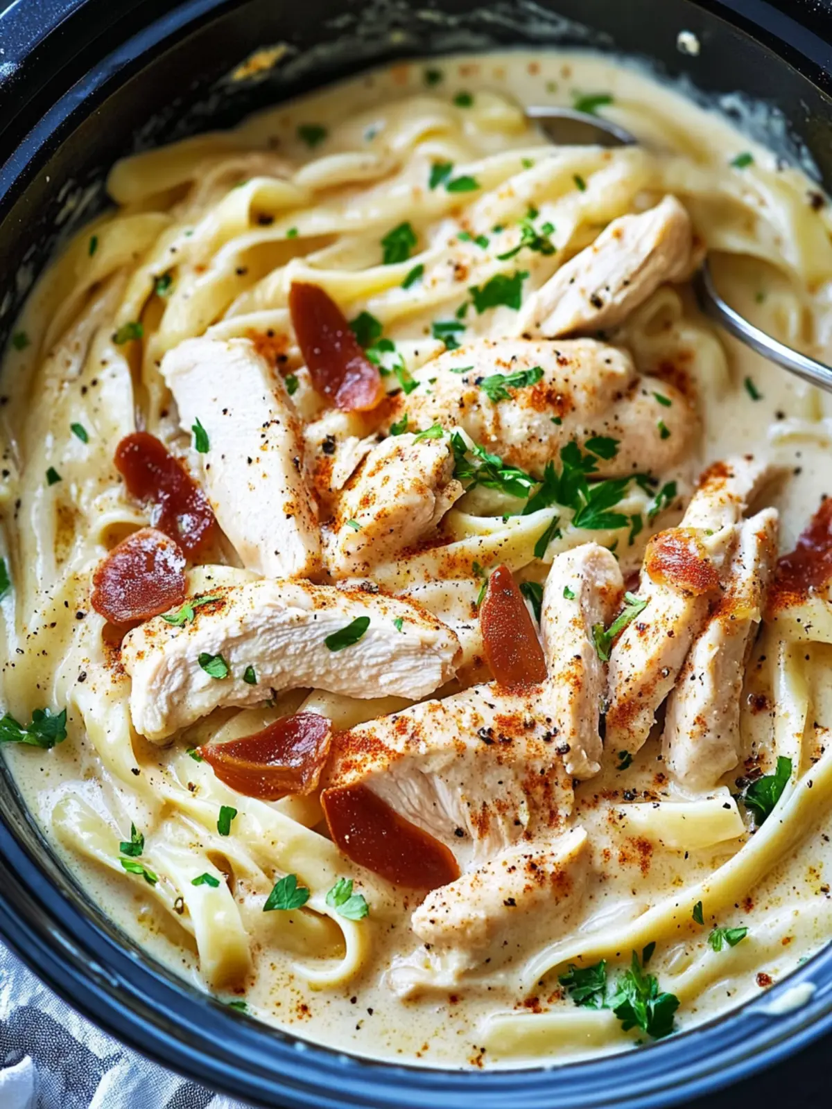 Flavor-Packed Slow Cooker Cajun Chicken Alfredo Recipe 2 Slow Cooker Cajun Chicken Alfredo