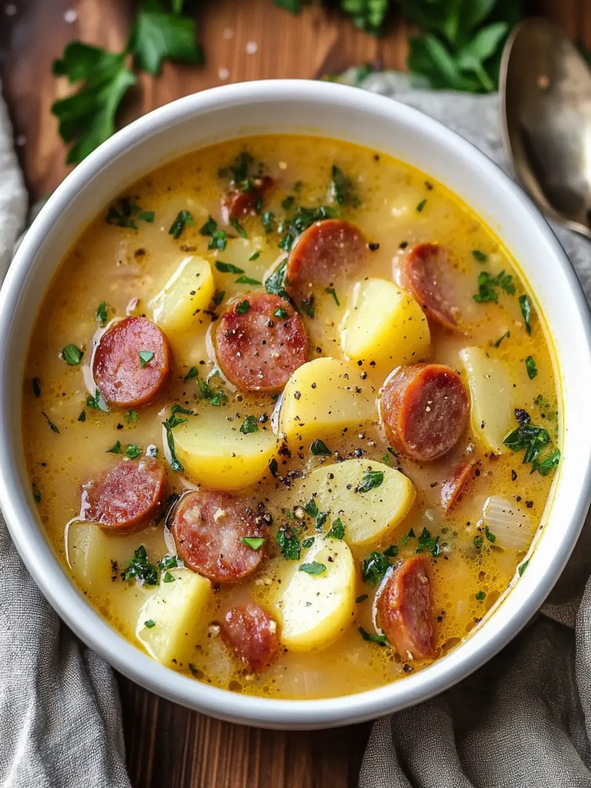 Kielbasa Potato Soup