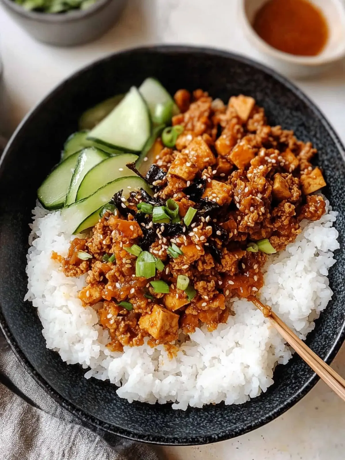 Irresistible Shredded Tofu Bulgogi Bowl Everyone Will Love 2 Shredded Tofu Bulgogi Bowl