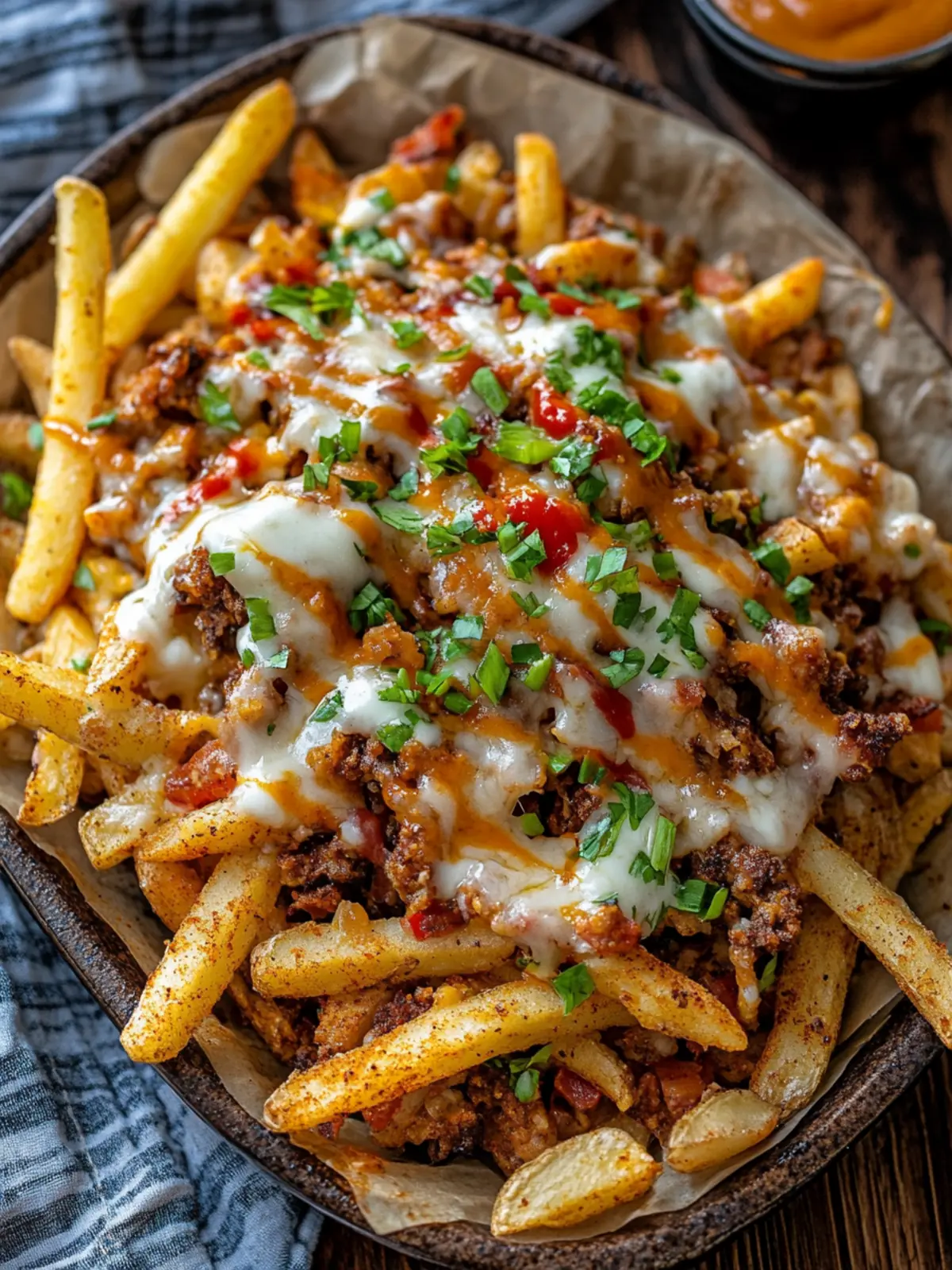 Cajun Dirty Loaded Fries: Ultimate Comfort Food Delight 3 Cajun Dirty Loaded Fries