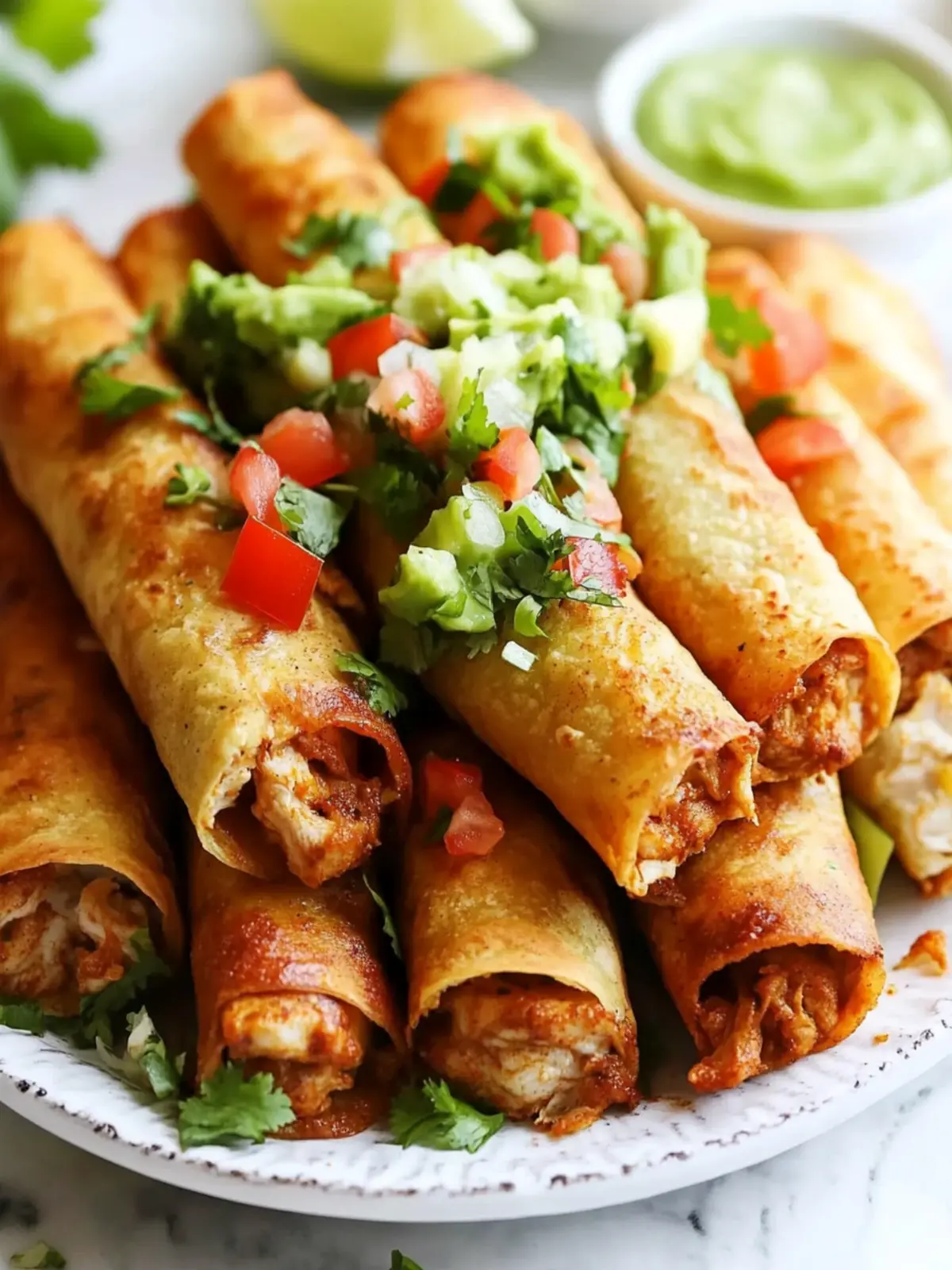 Mouthwatering Chicken Flautas: Crispy Perfection at Home 3 Chicken Flautas