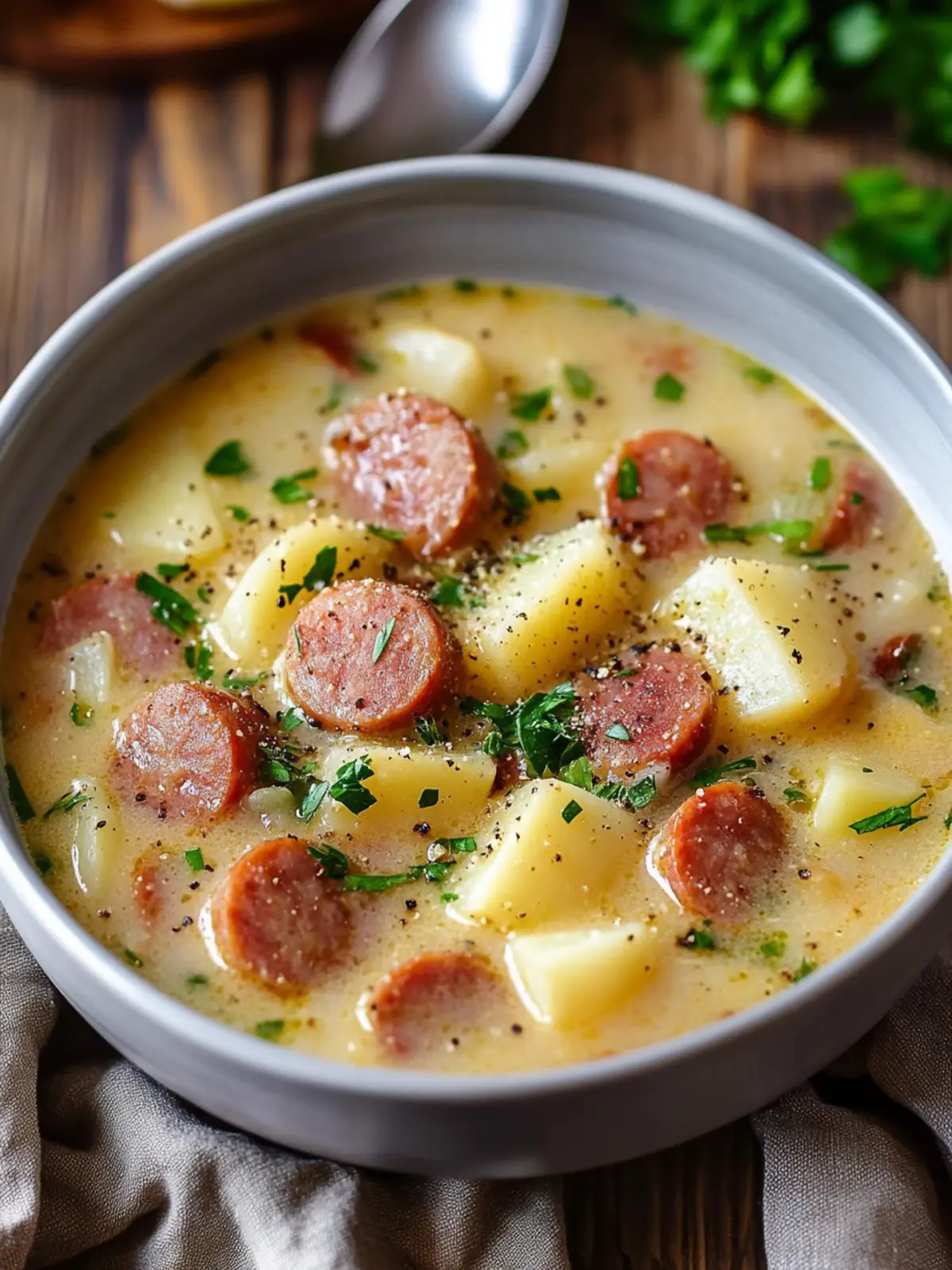 Kielbasa Potato Soup