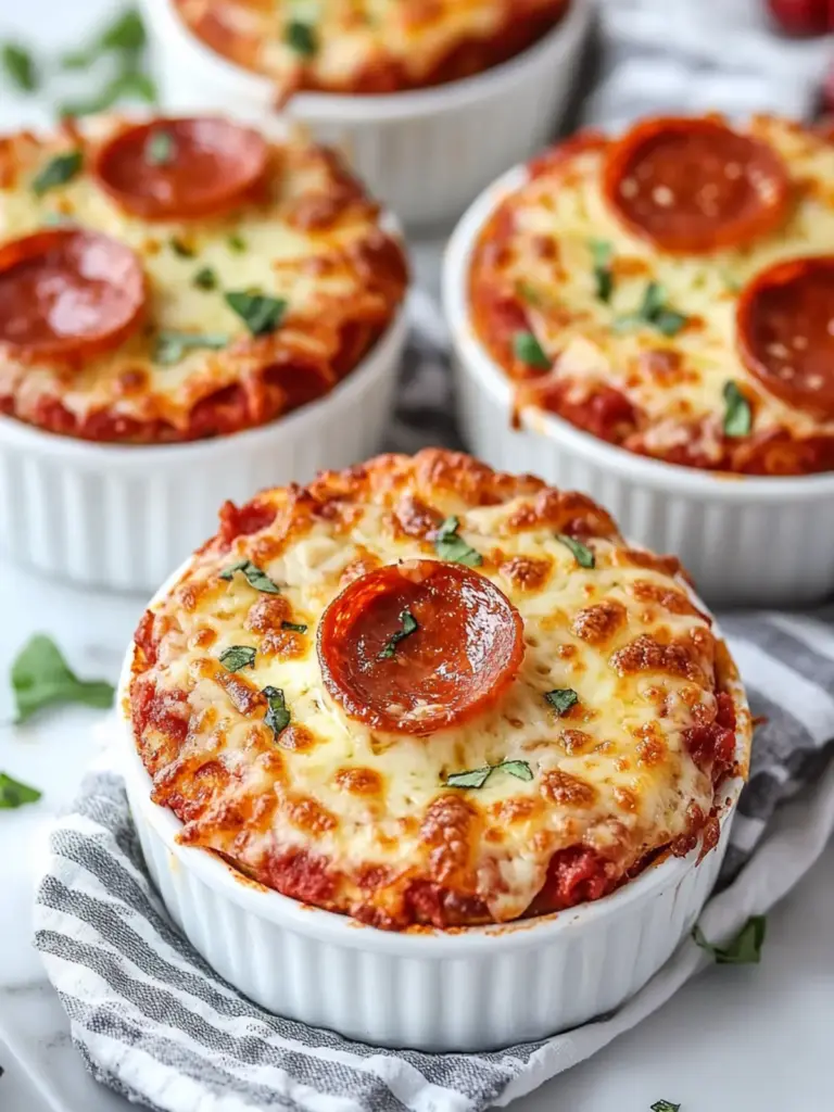 Low Carb Crustless Pizza Bowl